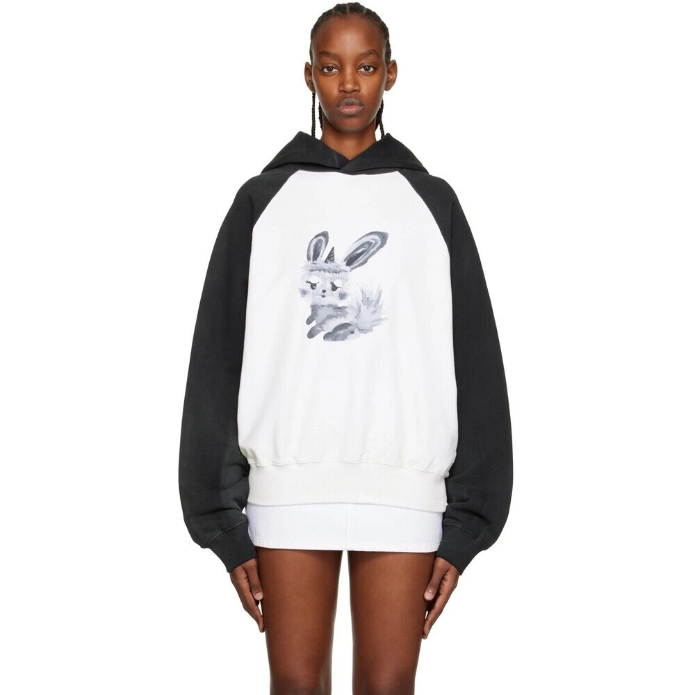 Welldone Rabbit Hoodie Size S Womens Unisex Off-White Sweatshirt We11done $520